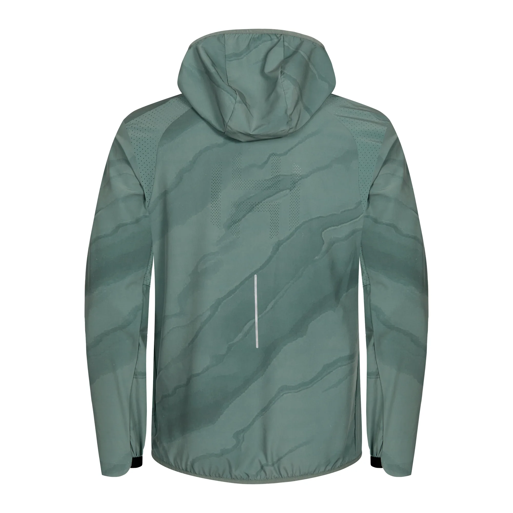 Hellner Men's Aras Running Jacket Laurel Wreath Aop