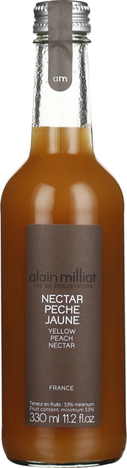 ALAIN MILLIAT NECTAR PÊCHE JAUNE 33CL