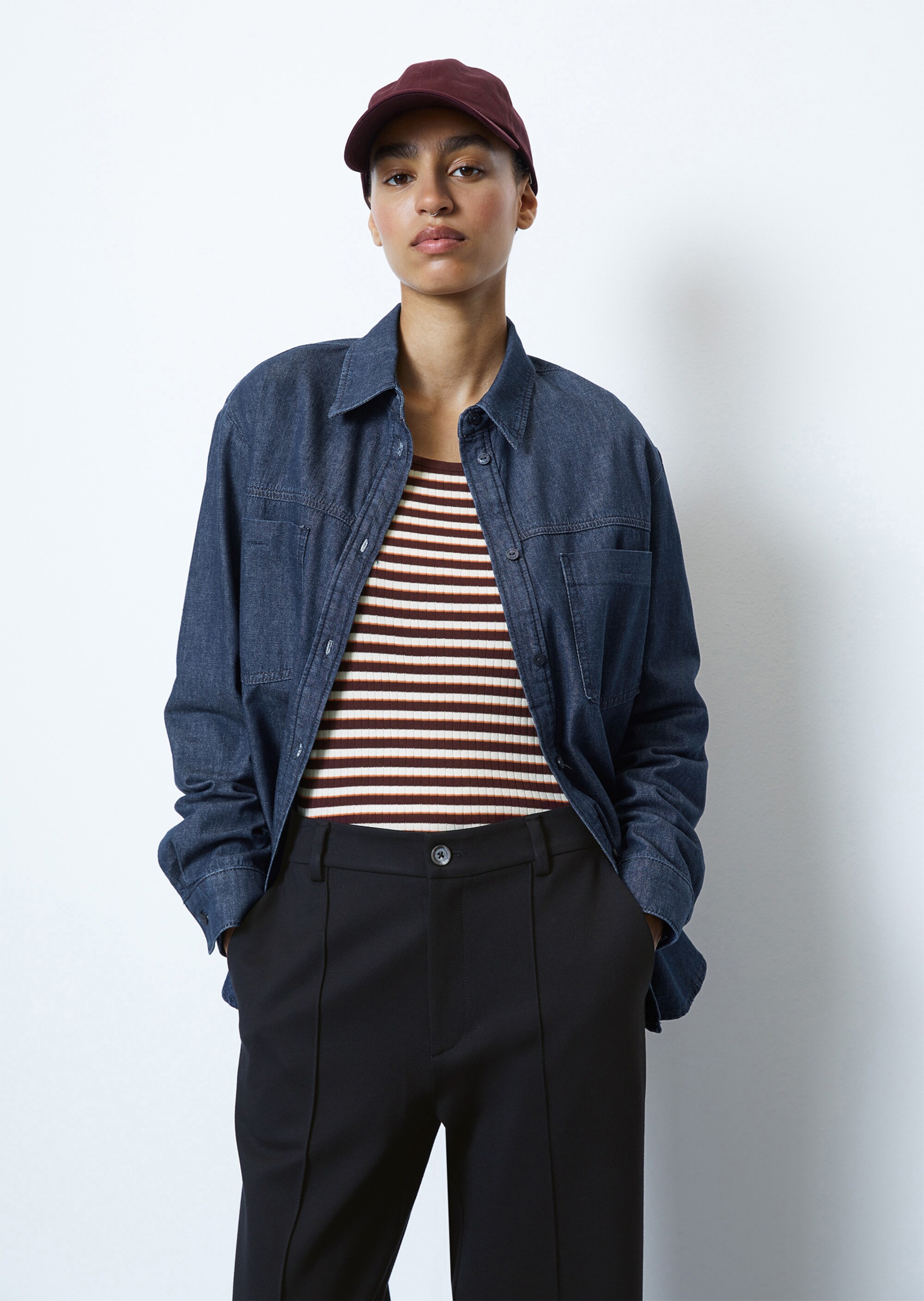 Jeanshemd regular aus reinem Organic Cotton