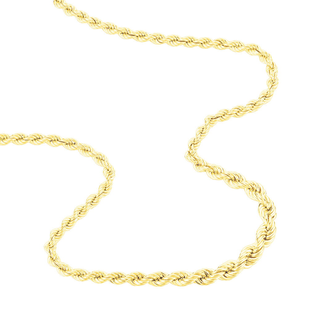 Collier Jerry Danilo Maille Corde Or Jaune