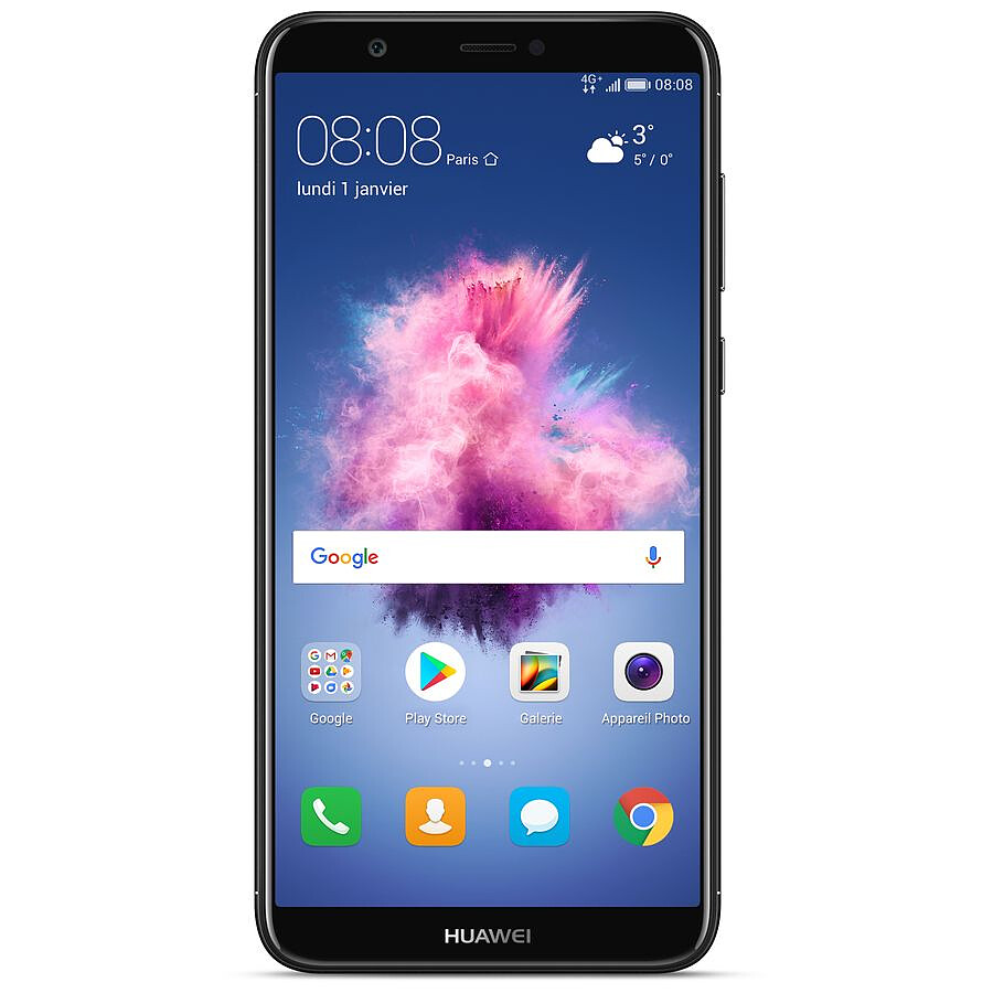 Huawei P Smart (noir) - Dual-Sim - 32 Go · Reconditionné