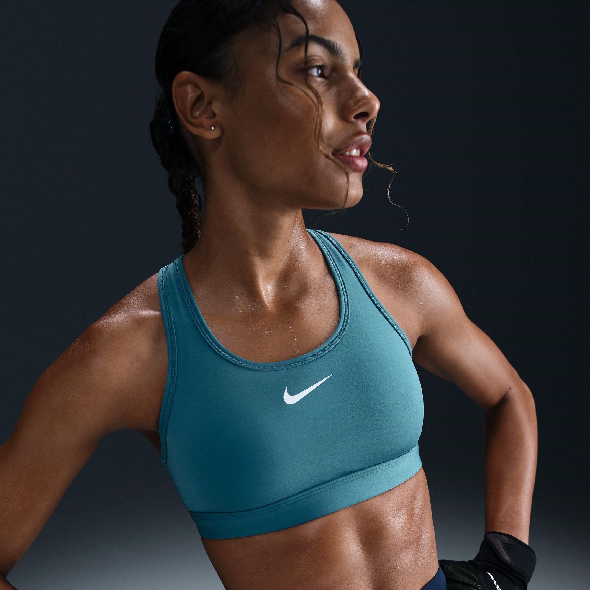 Nike Swoosh Womens Medium Support 1 Piece Pad Sports Bra