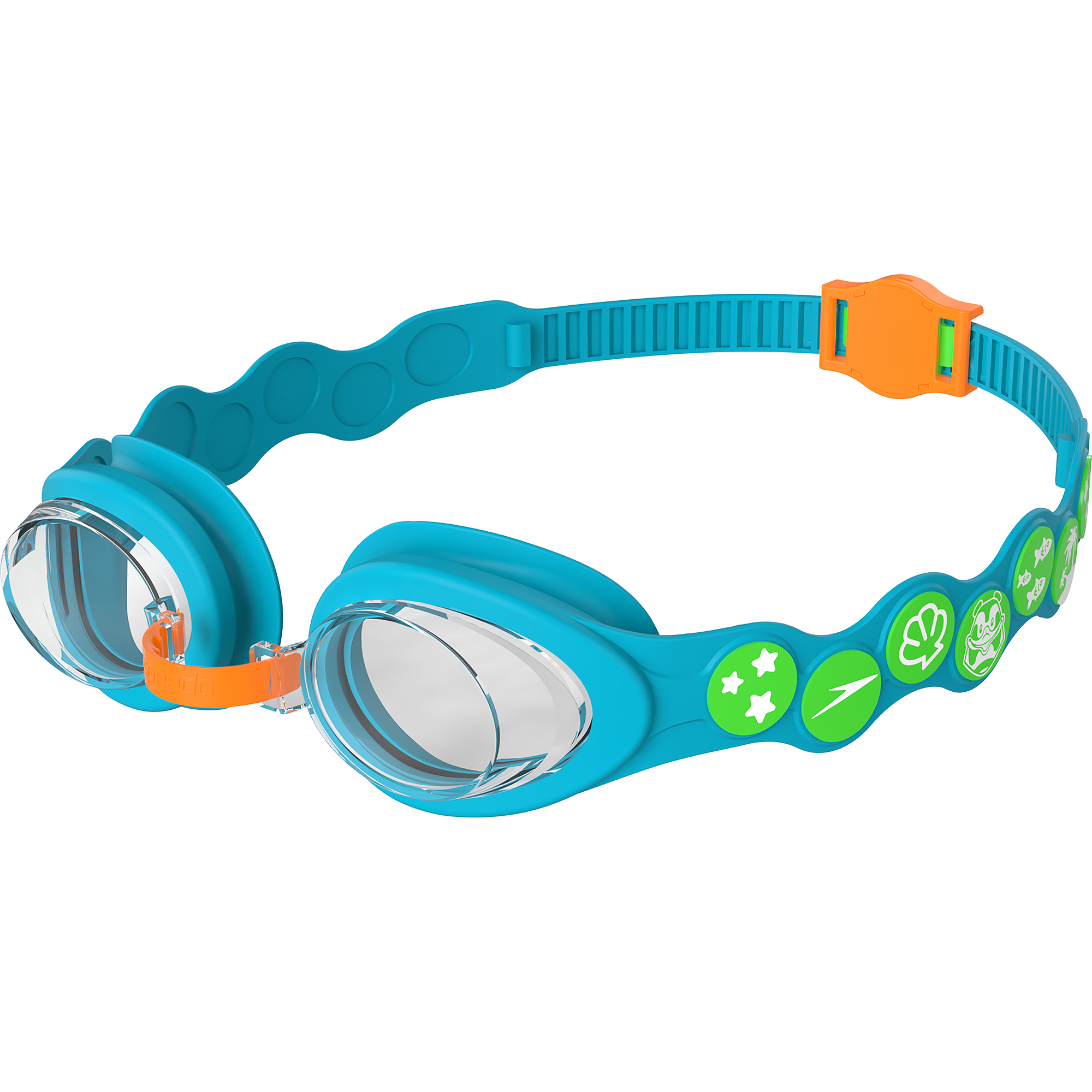 Speedo Infant Spot Schwimmbrille Kinder blau
