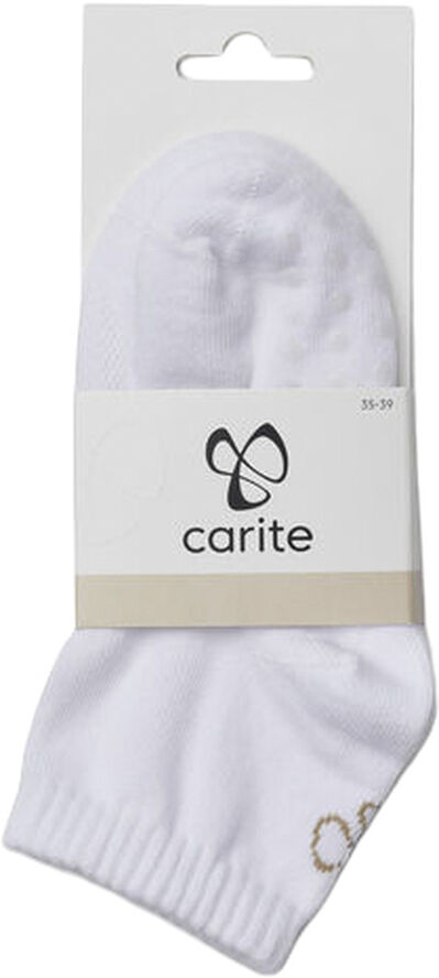 Carite Stretch yoga strømper Hvid
