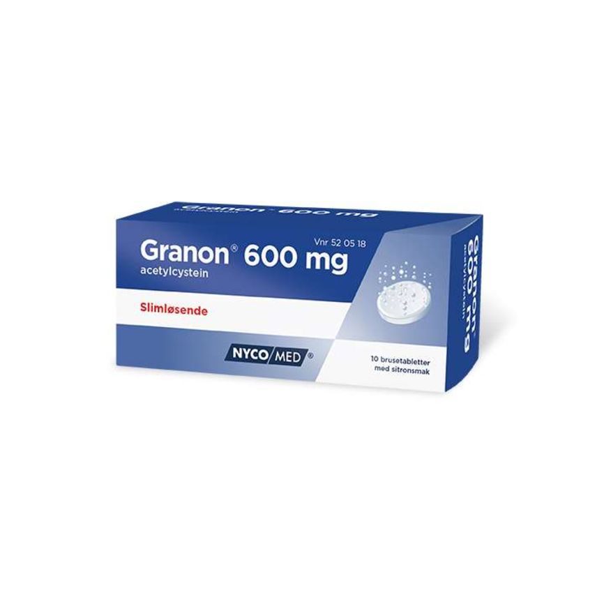 Granon brusetablett 600 mg