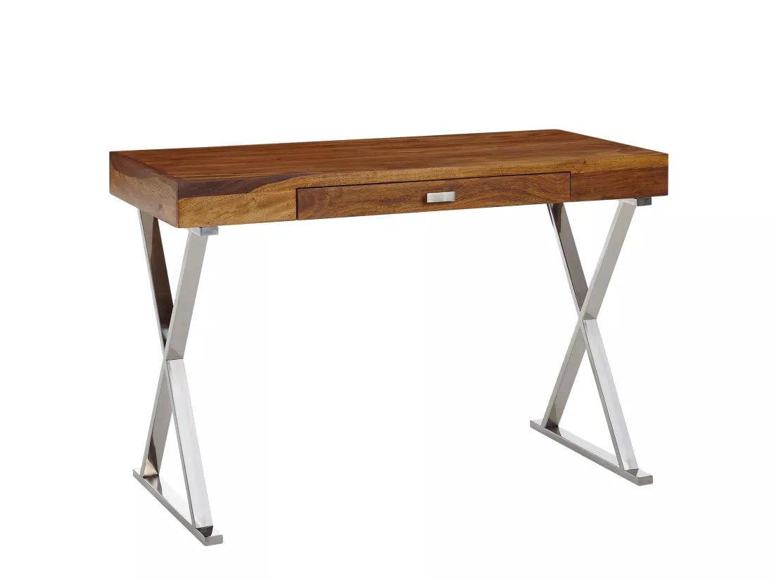 Table de Bureau Petit 120x55x78 cm Table pour Ordinateur avec Rangement
