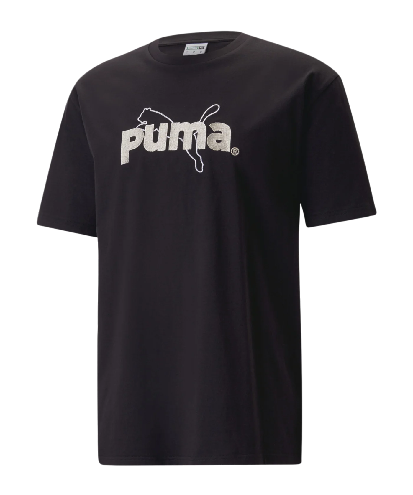 PUMA TEAM Graphic T-Shirt Schwarz F01