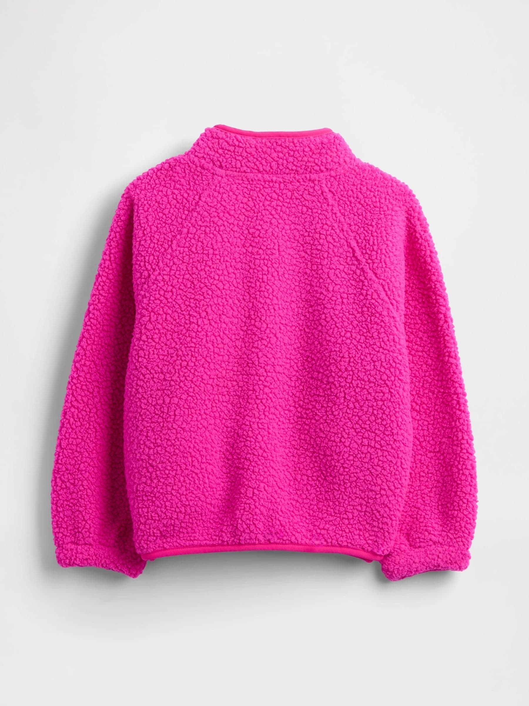 Gap Sherpa Half Zip Pullover Sweatshirt (6mths-5yrs) (6mths-5yrs)