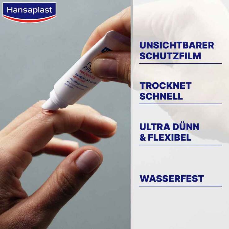 Hansaplast Zweite Haut Schutz Flüssig- Pflaster Konzentrat , 10 ml