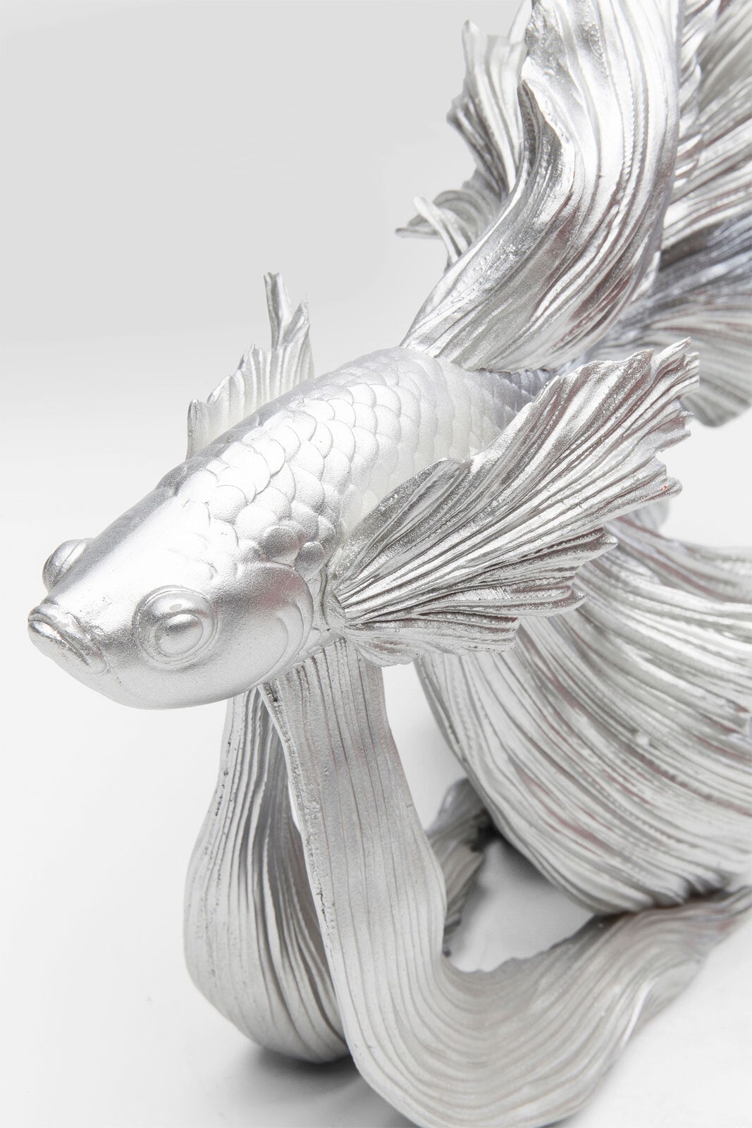 KARE DESIGN Dekofigur BETTA FISH silberfarbig