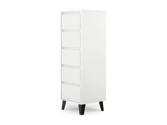 Commode Scandi 5S BLANC