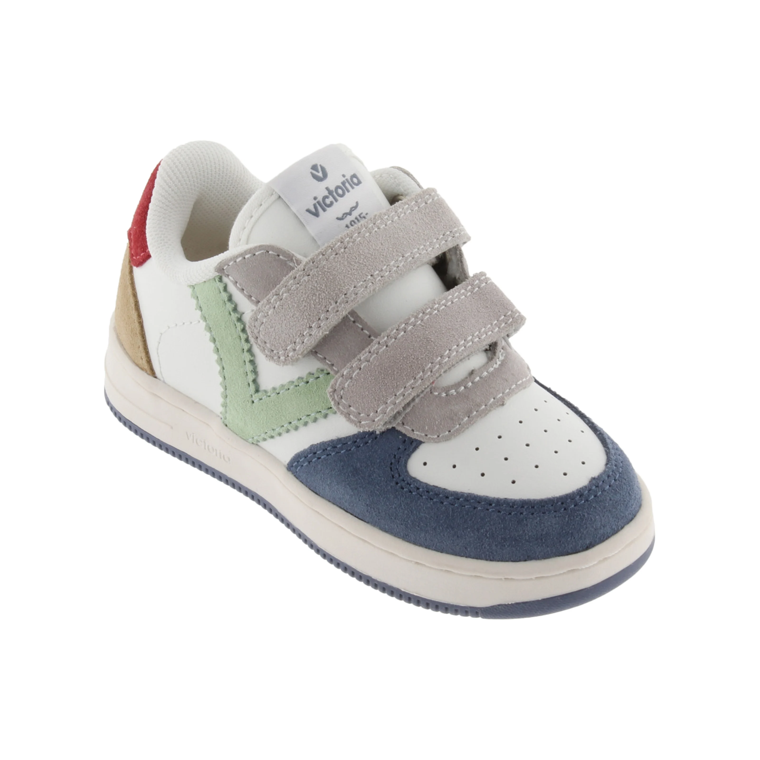 Basket cuir enfant | Bleu