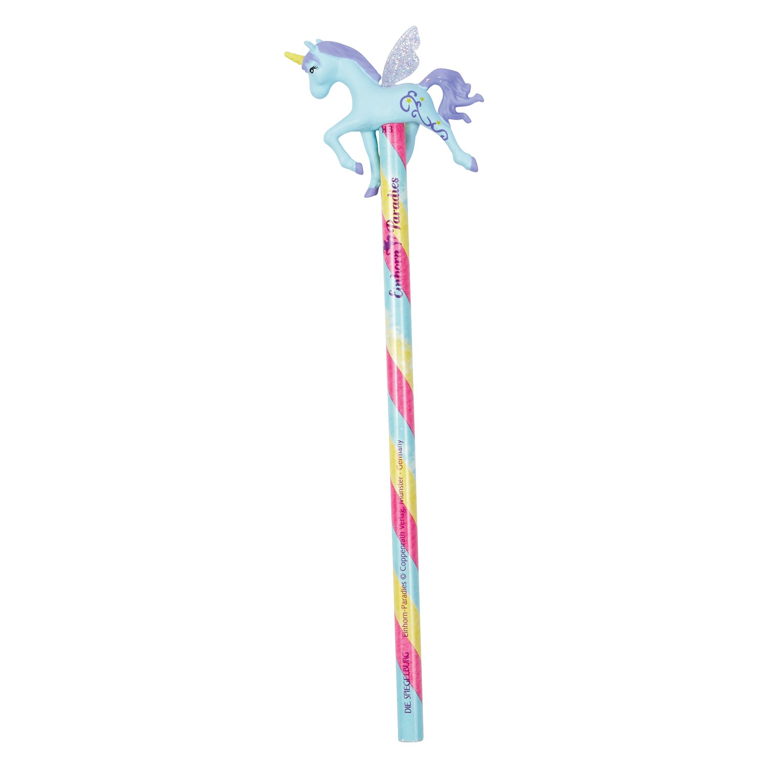 Bleistift mit Topper Einhorn Paradies  - je nach Lagerbestand
