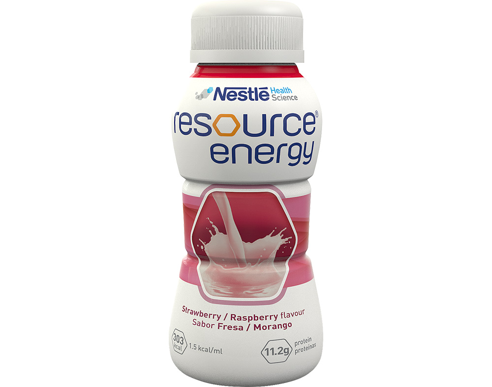 ALIMENTO DIETÉTICO RESOURCE ENERGY FRAMBOESA 4X200ML