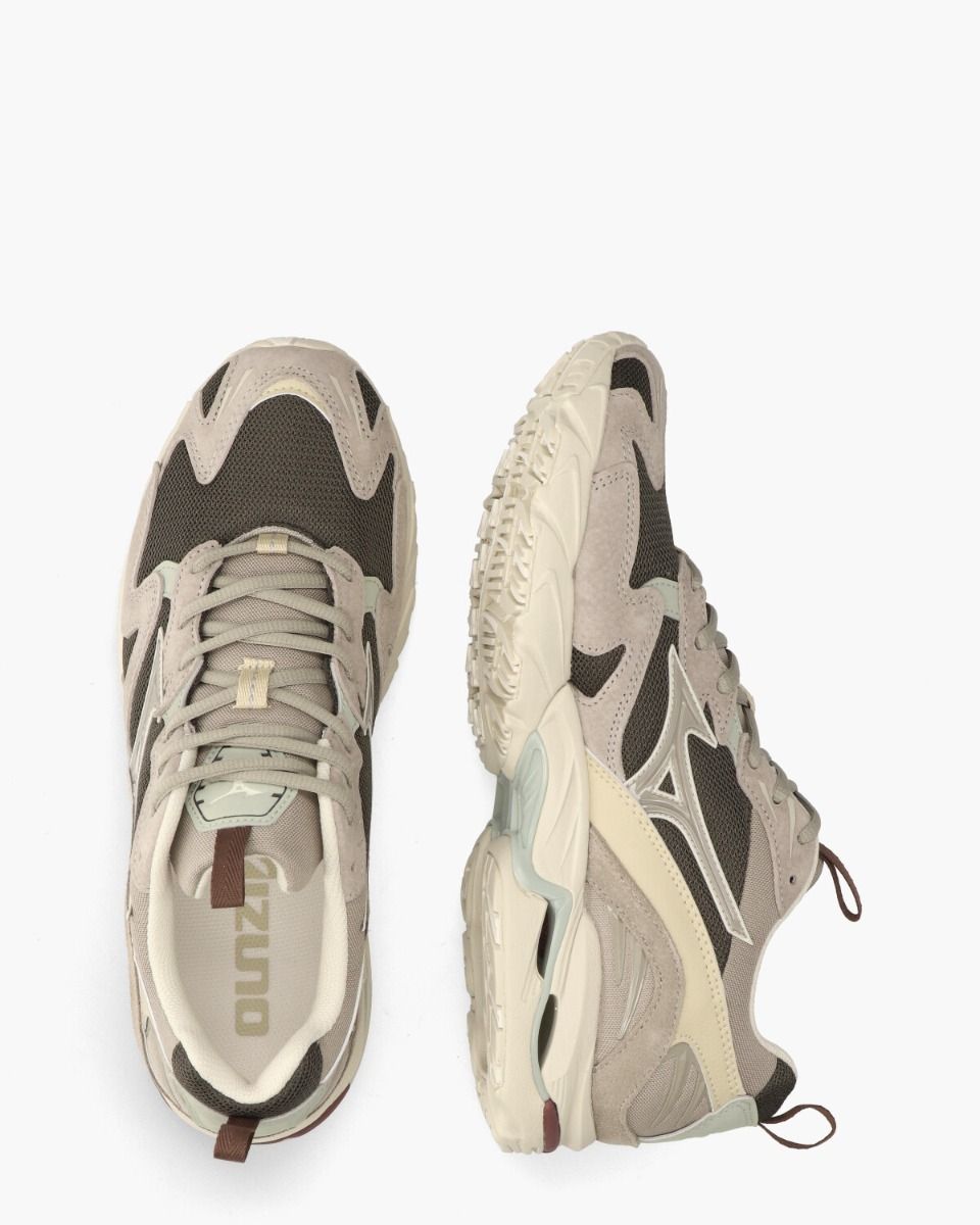 Mizuno Wave Rider 10 Beige/Multicolor Herensneakers