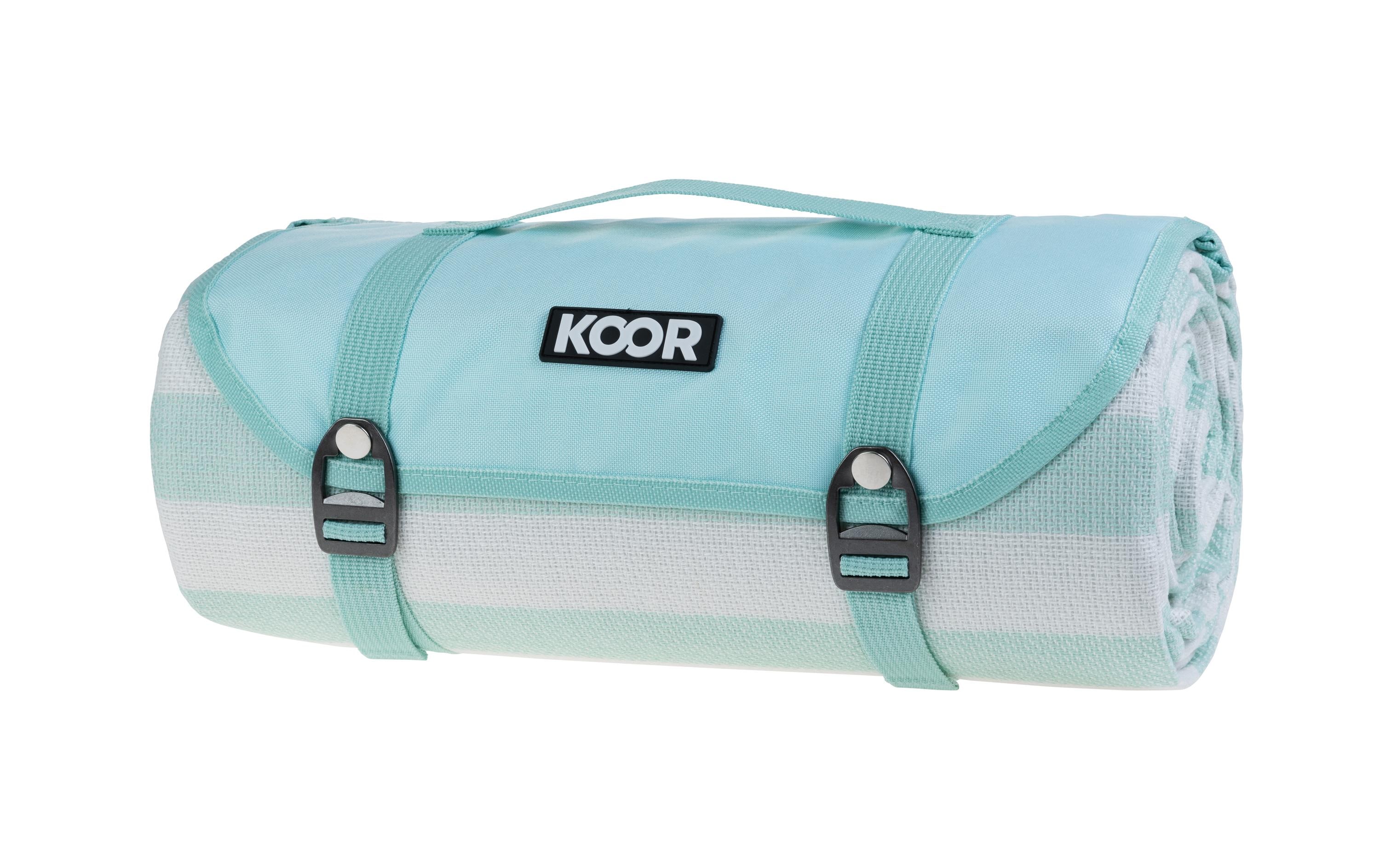 Picknickdecke Stripes mint 200 x 300 cmModische Picknick-Decke in sommerlichen Trendfarben