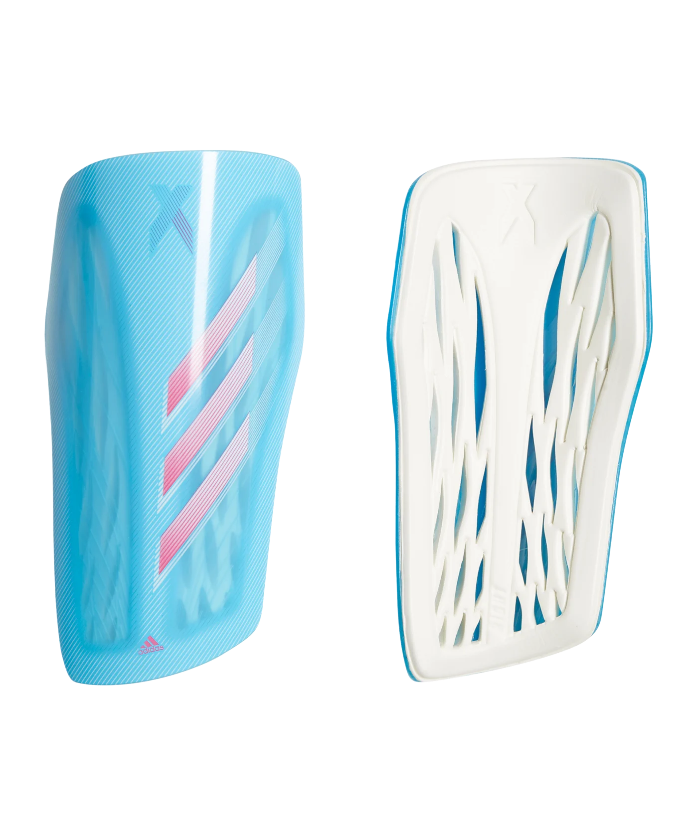 adidas X League Sapphire Edge Schienbeinschoner Blau Weiss