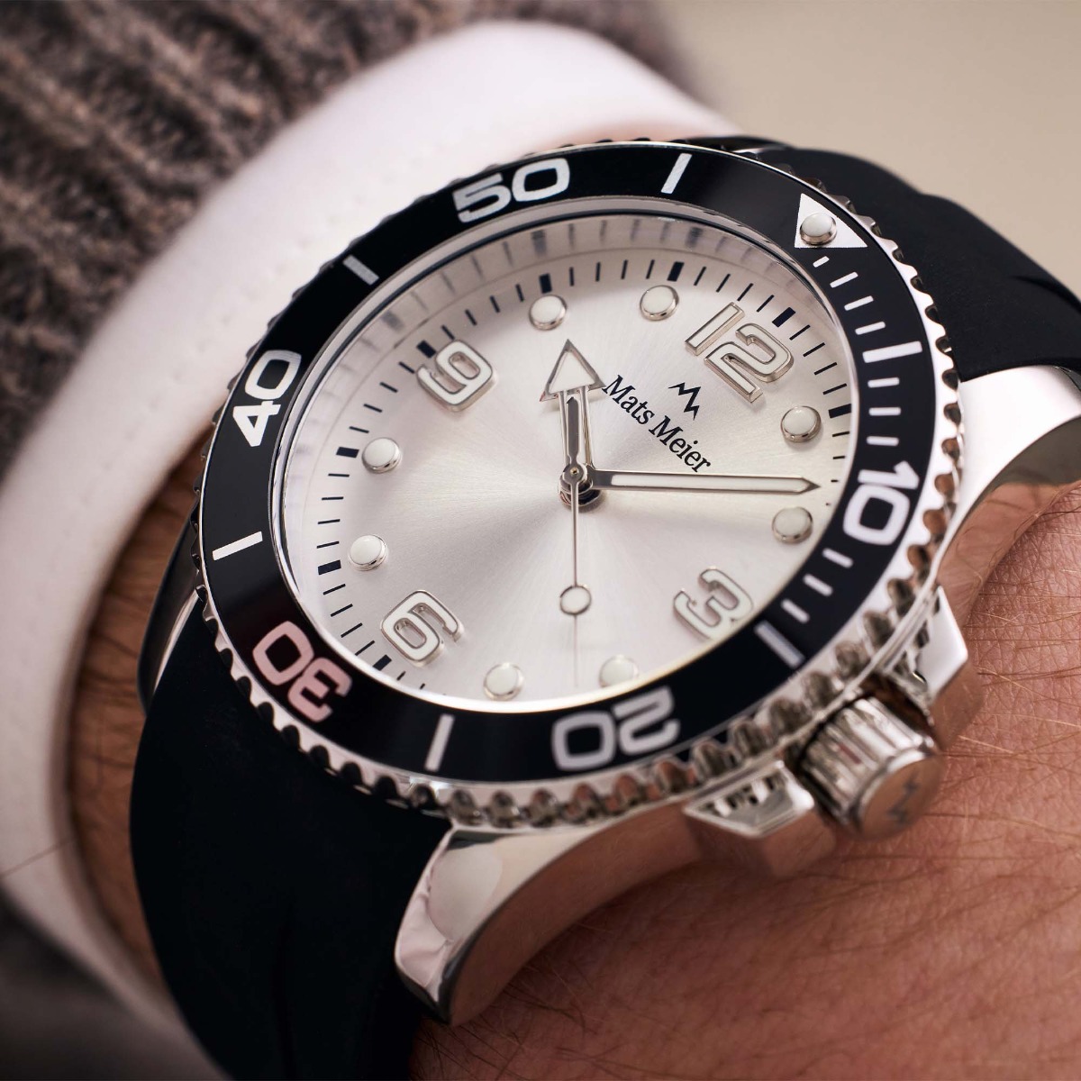 horloge Mats Meier Mats Meier Zwart
