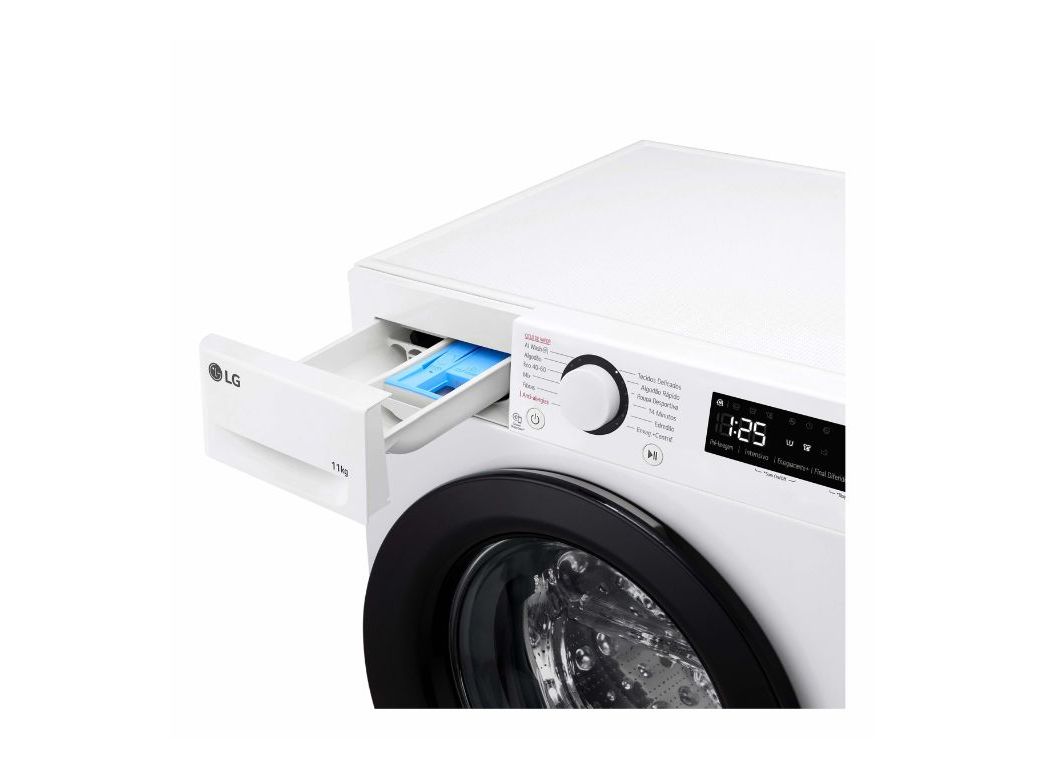 MÁQUINA DE LAVAR ROUPA LG F4WR5011A6W - BRANCO A 11KG