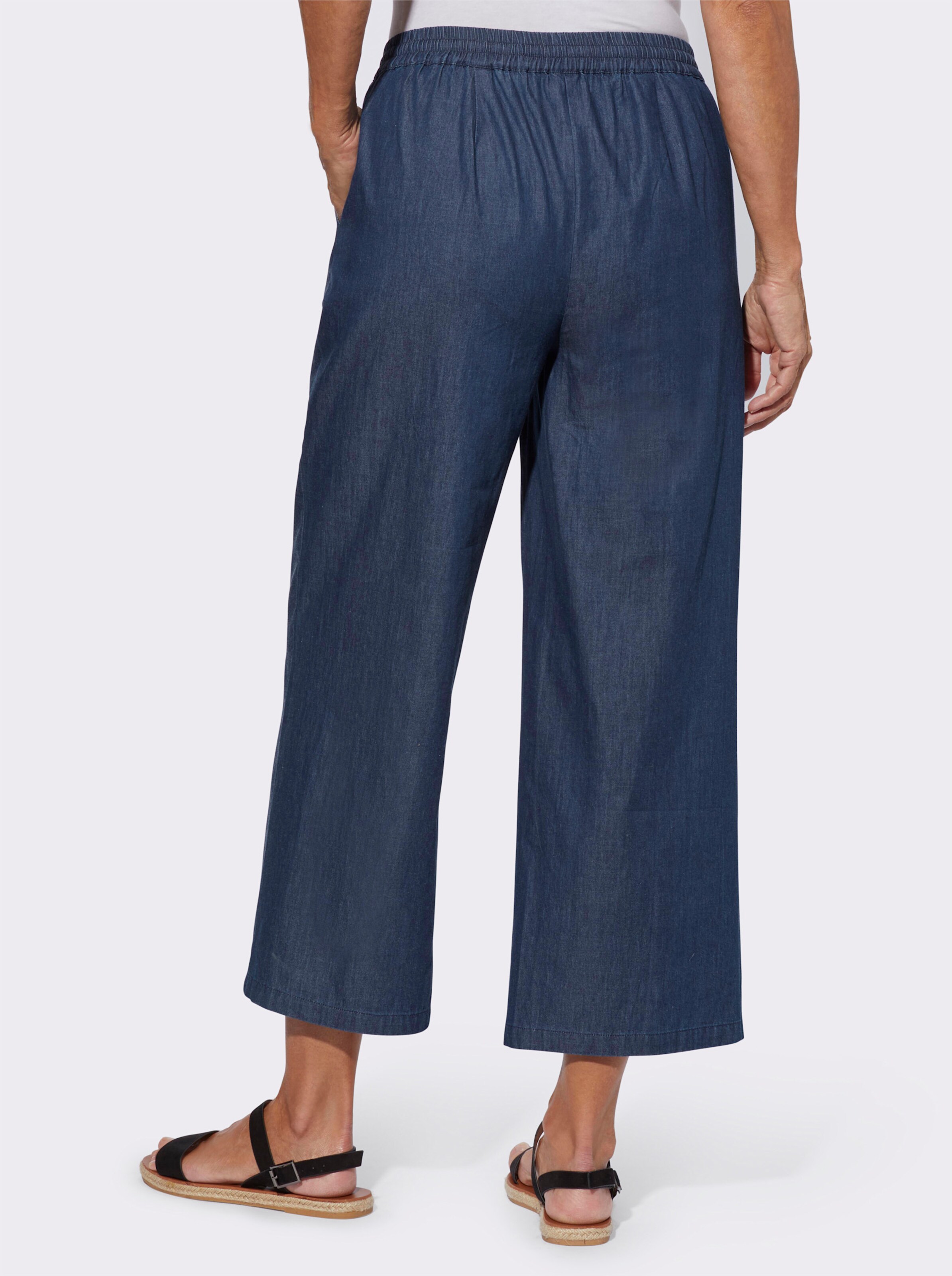 Culotte in Jeans-Optik