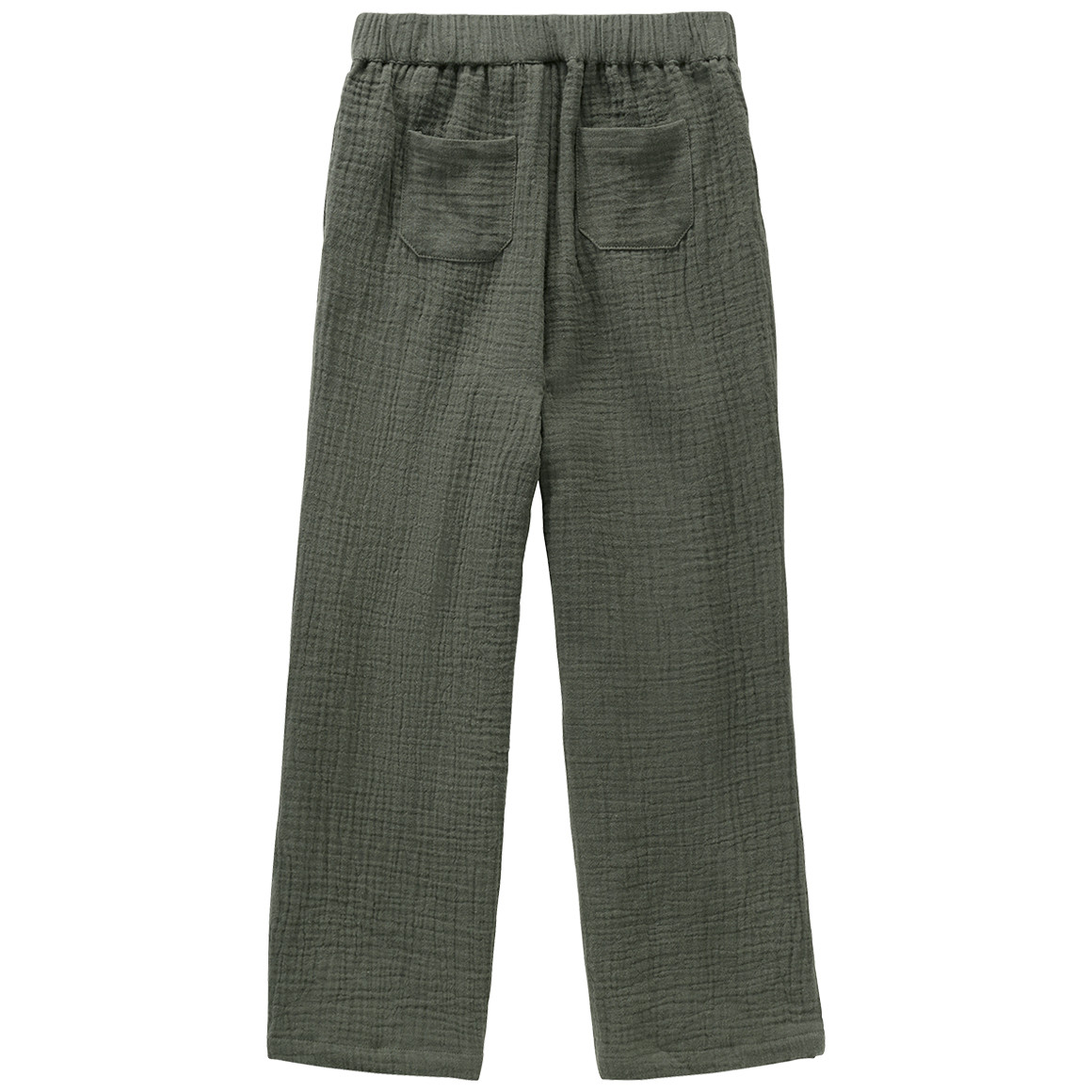 Jonas Nielsen Mädchen Musselin-Hose aus Bio-Baumwolle dunkelgrün