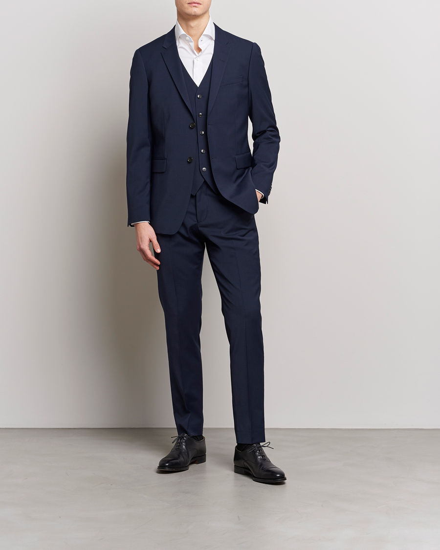 Tiger of Sweden Jerretts Wool Travel Suit Blazer Royal Blue