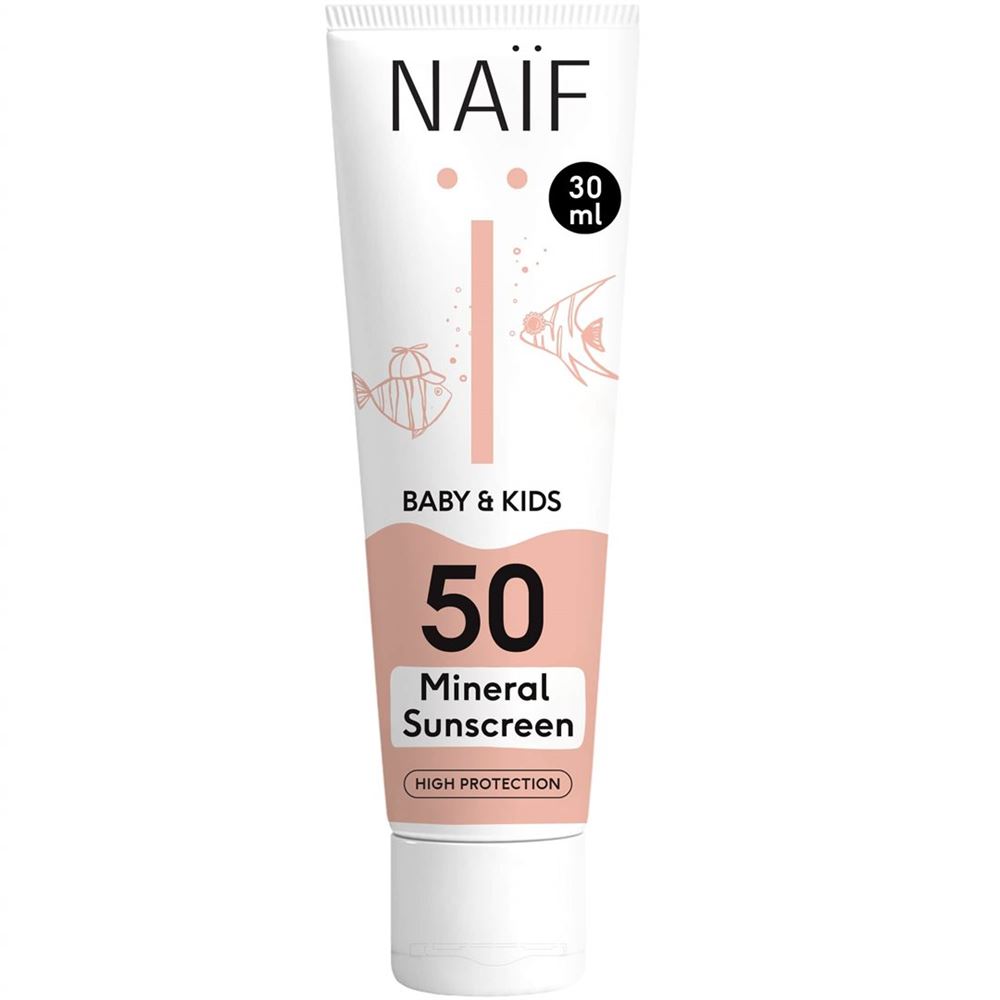 NAIF Baby & Kids Mineral Sunscreen Creme SPF50 30 ml