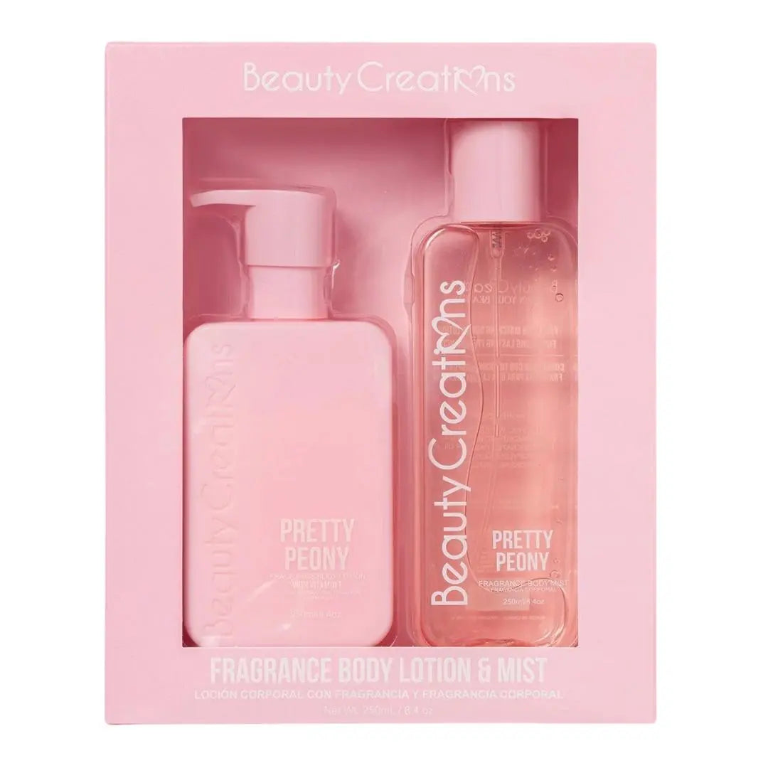 Tis The Season Body Lotion & Mist Spray Set Pretty Peony