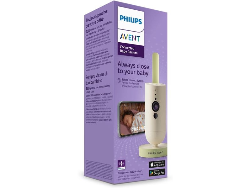PHILIPS AVENT Babyphone SCD643/26 Beige, Grün Baby-Videoüberwachung WLAN