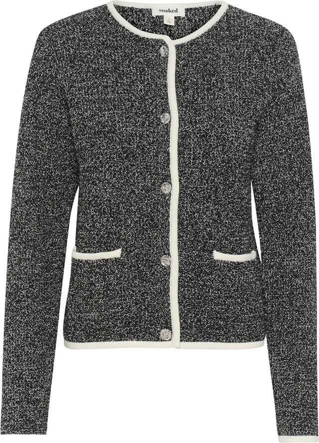 Soaked in Luxury SLMusling Jacket Black melange