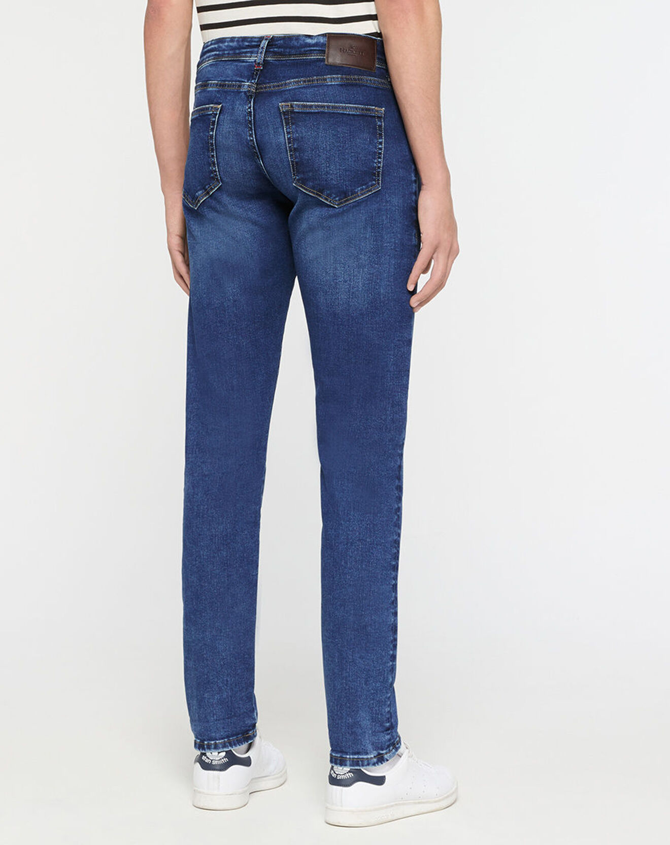 Hackett London Jean Slim Fit Moustache bleu moyen
