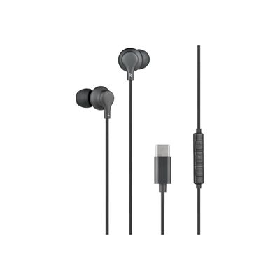 BIGBEN Connected - écouteurs USB C - Intra-auriculaire - avec Télécommande et Micro - Noir