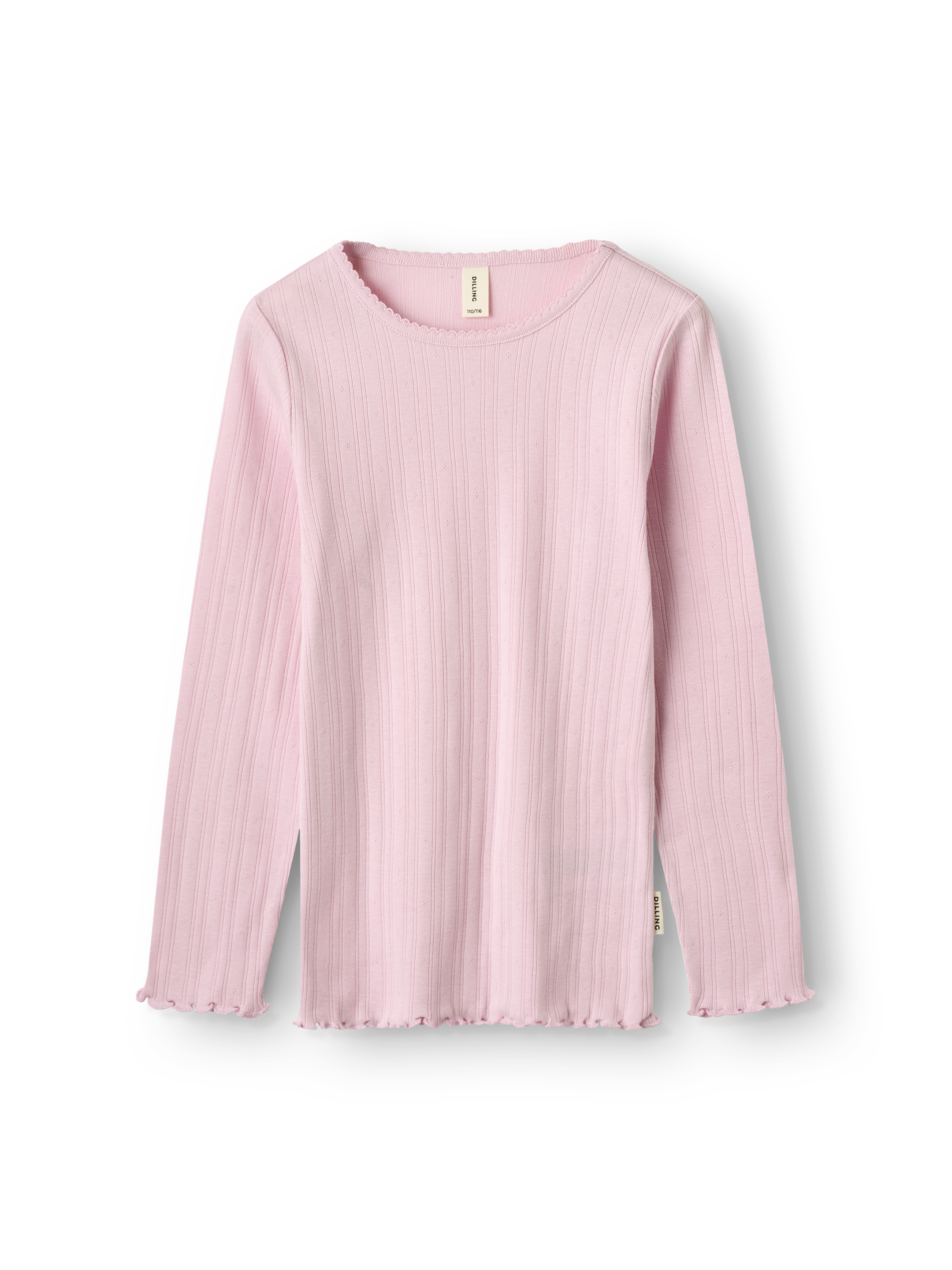 Pointelle shirt van katoen voor kinderen