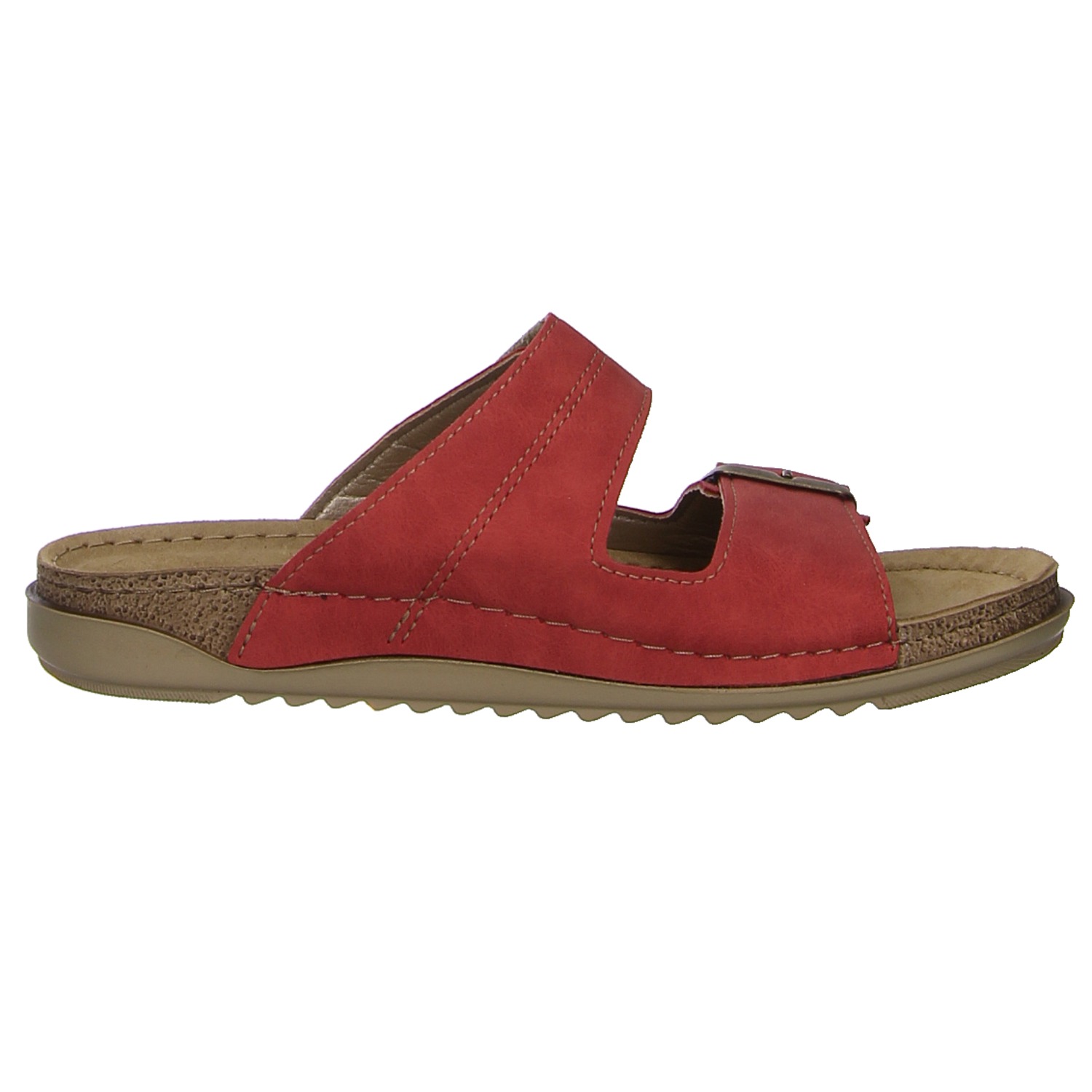 Fischer Pantoletten rot rot