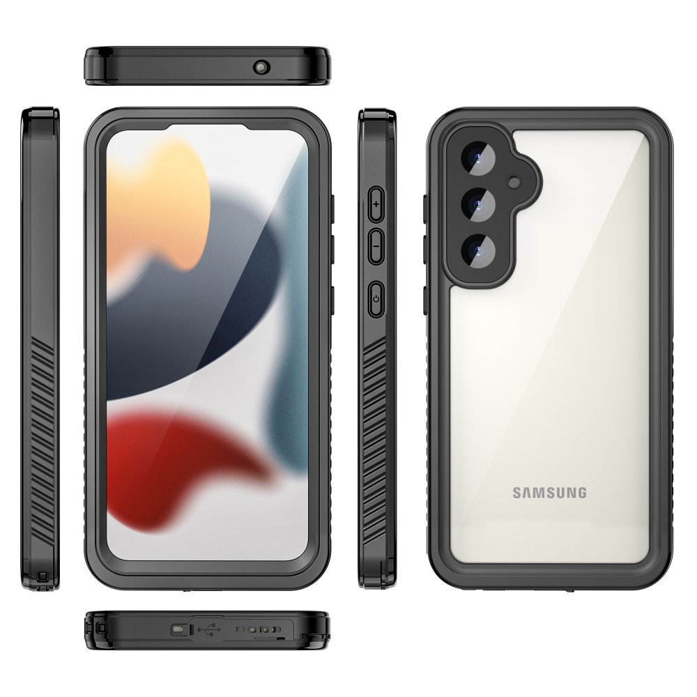 Samsung Galaxy S23 FE Wasserfeste Outdoor Schutz Hülle (IP68) - Schwarz