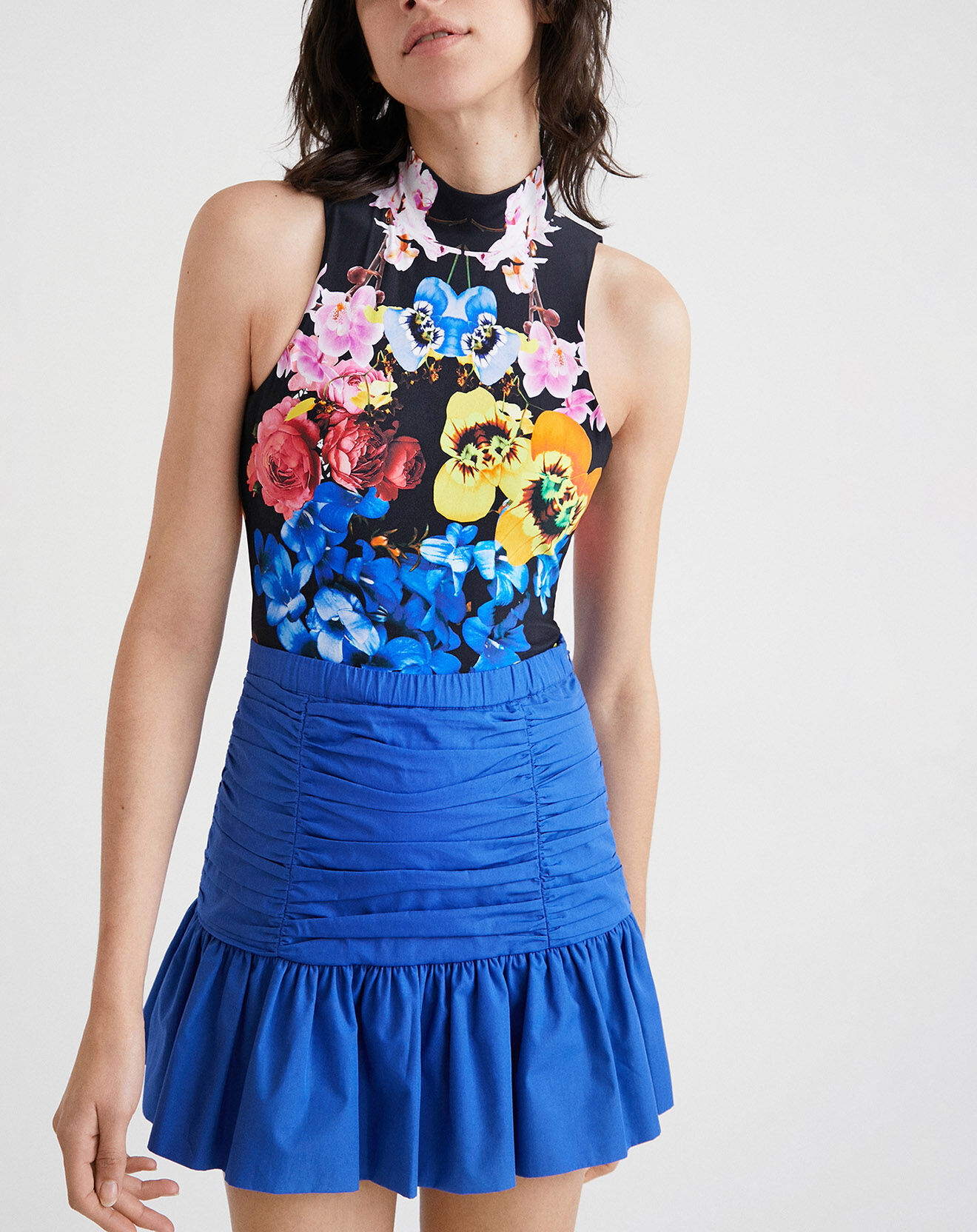 Desigual Jupe Leane bleu klein
