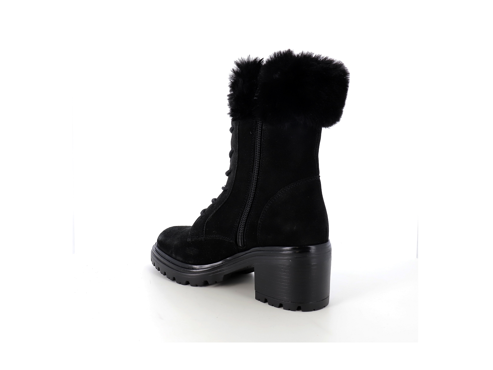 Geox-D DAMIANA   D36QCB Nubuck Velours Noir