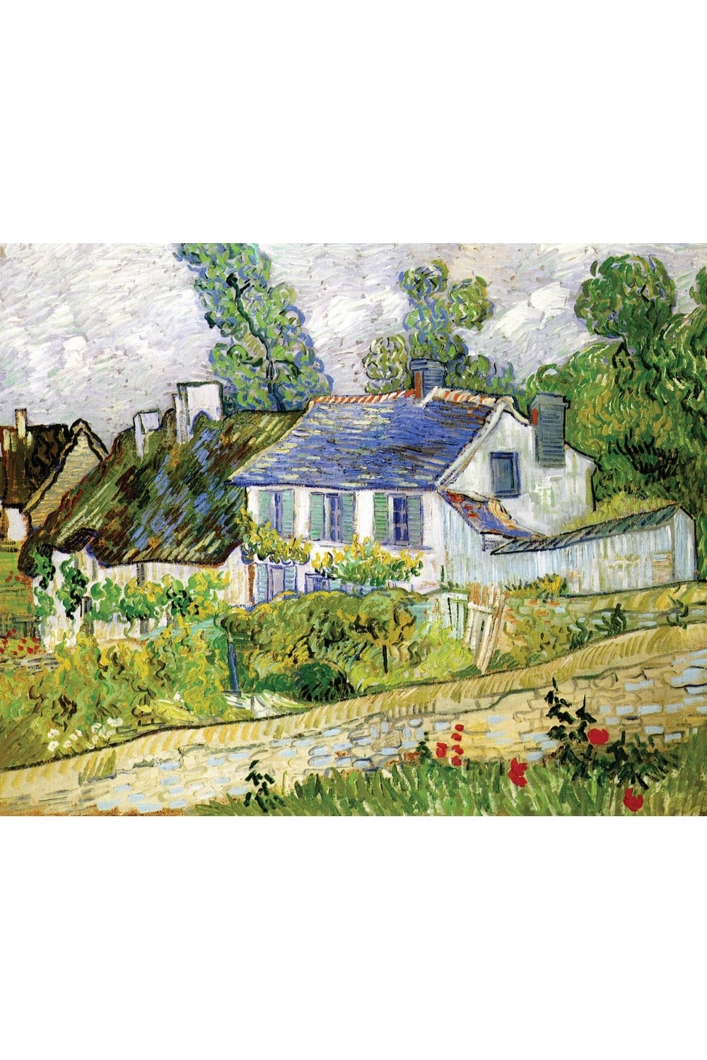 Maisons à auvers de van gogh