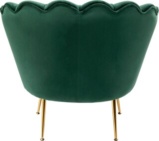 KARE DESIGN Cocktailsessel WATER LILY dunkelgrün
