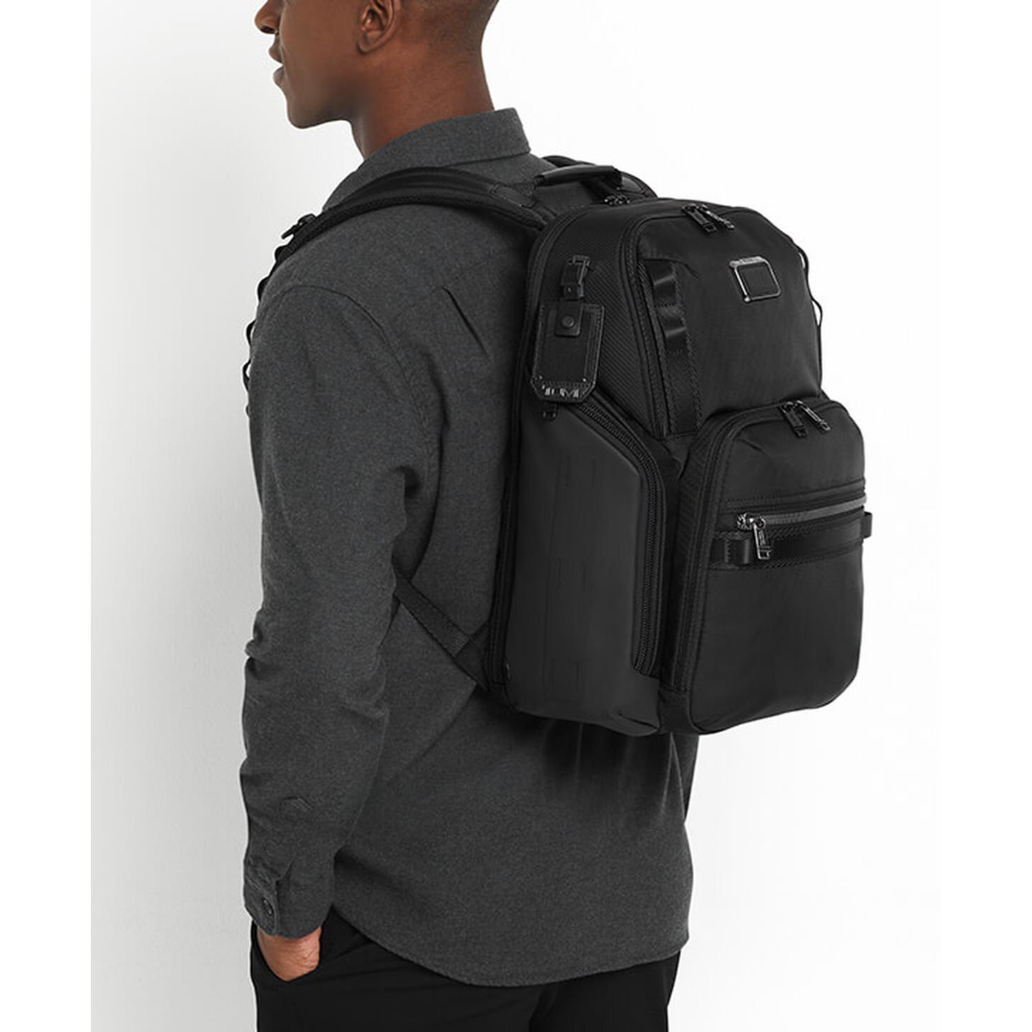 Tumi Alpha Bravo Sheppard Search Backpack charcoal
