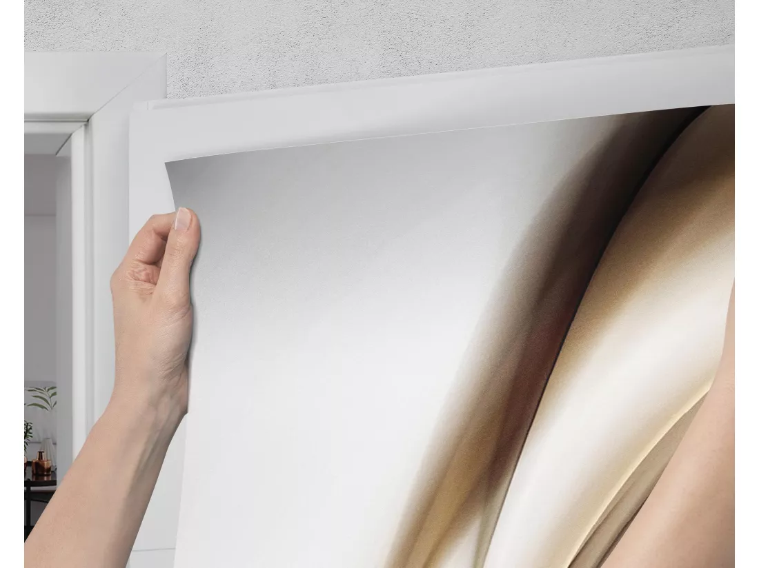 Papier peint photo pour portes intérieures - Vagues abstraites 75x205 cm