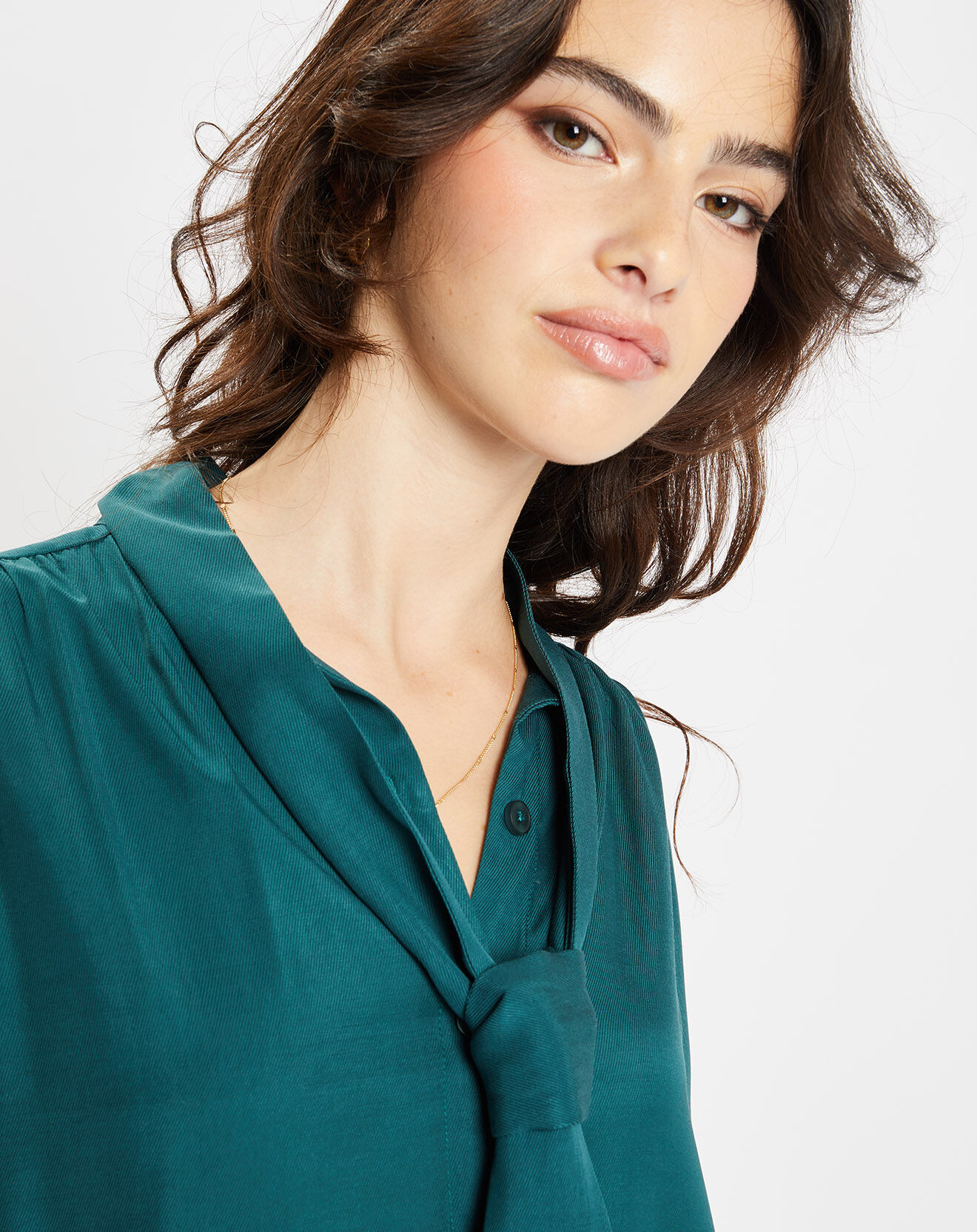 Jodhpur Robe Brama cravate vert moyen
