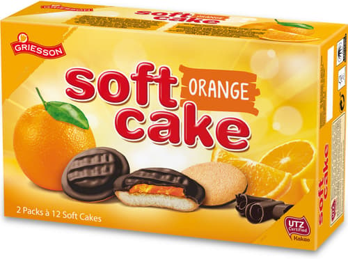 Griesson Soft Cake Orange Zartbitter