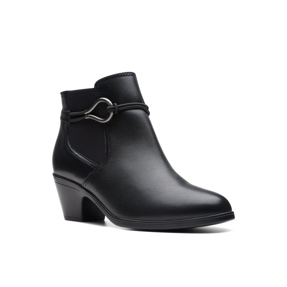 CLARKS-Emily2_kayli-Bottillon - Talon Cône - Noir