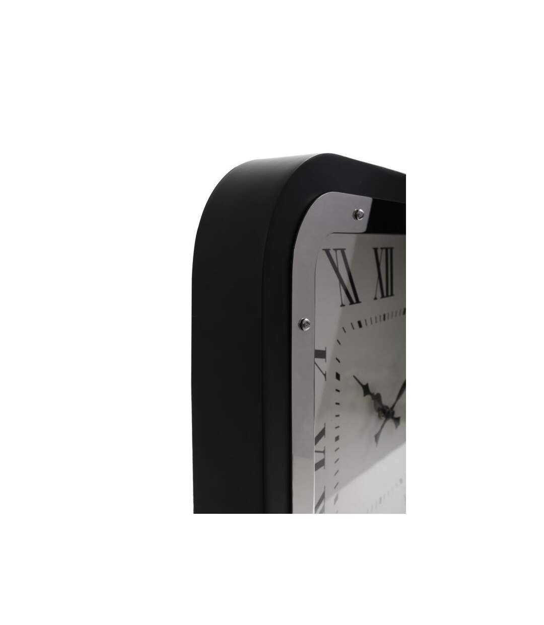 Paris Prix - Horloge à Poser vouman 40cm Argent & Noir