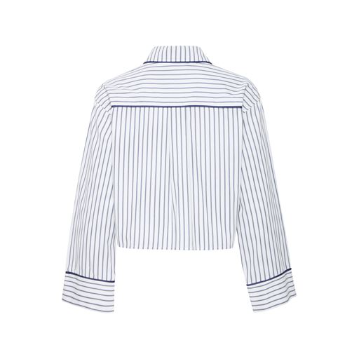 Ichi Strinne Skjorte, Total Eclipse Stripe, 40