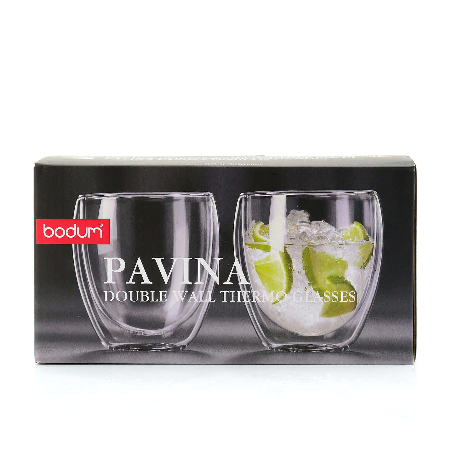 Set 2 verres de 25cl à double paroi - Pavina