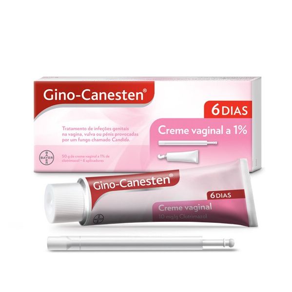 Gino-Canesten Creme Vaginal 10mg/g   6 Aplicadores