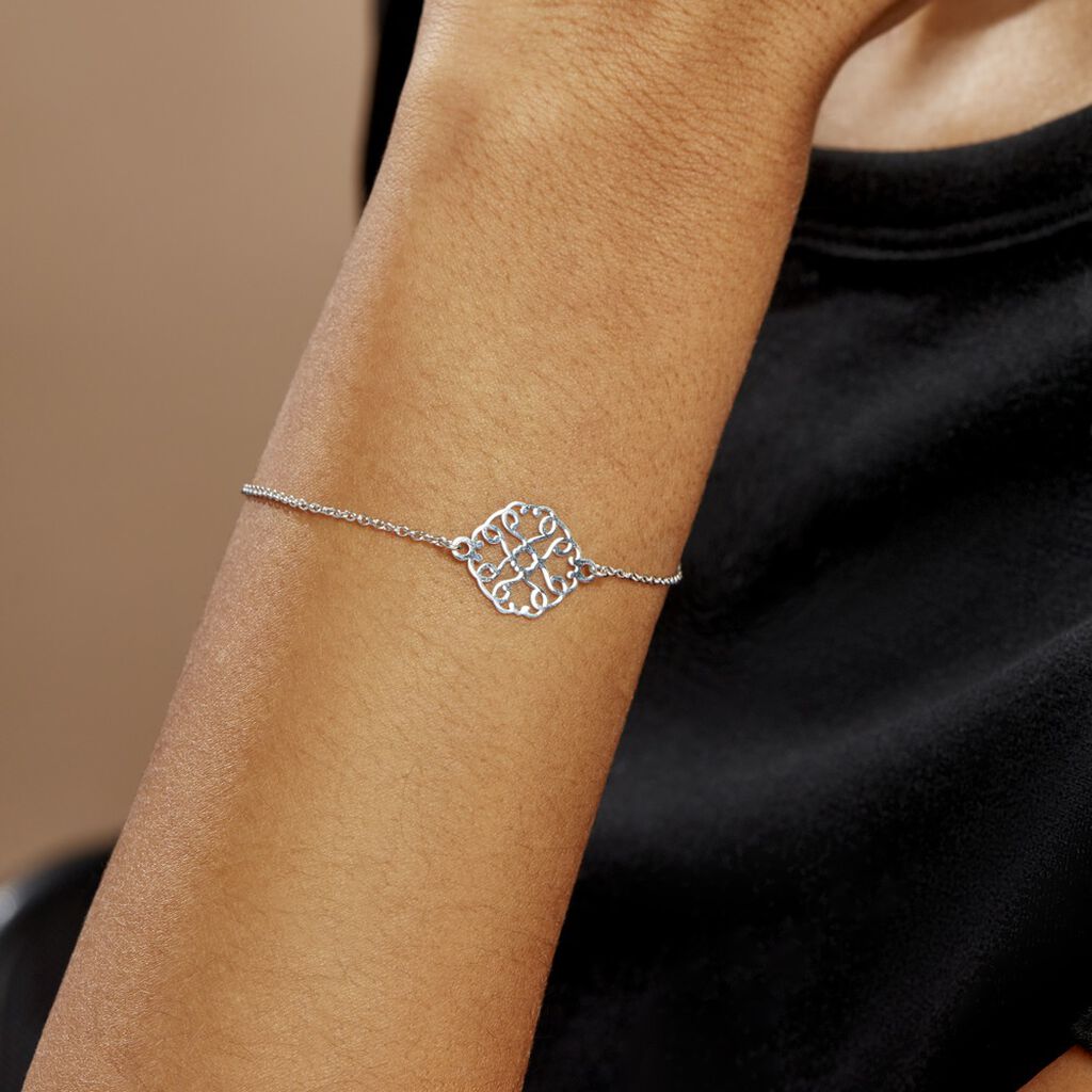 Bracelet Lev Argent Blanc