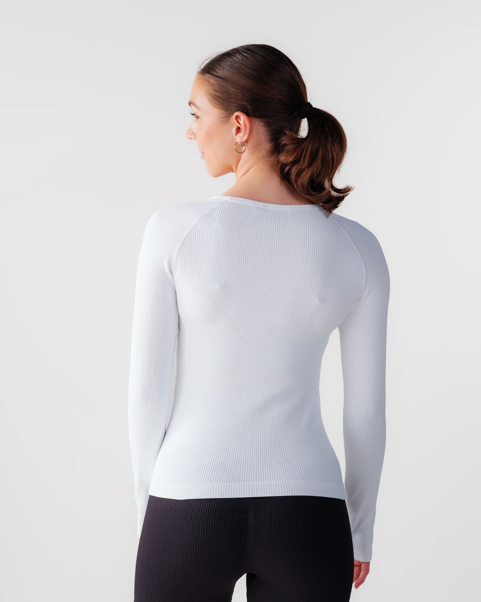 Bumpro Perfect Rib Sweatshirt White